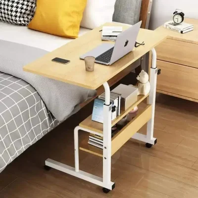 Double layer height adjustable table